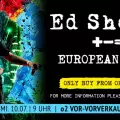 Ed Sheeran – Mathematics-Tour 2025: Zusatzshows