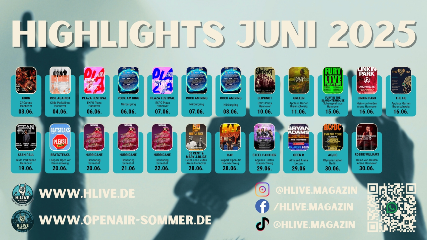 Schwarz Blau Orange Retro Dunkel Kino Programm Kalender (1080 x 1350 px) (1920 x 1080 px) - 1
